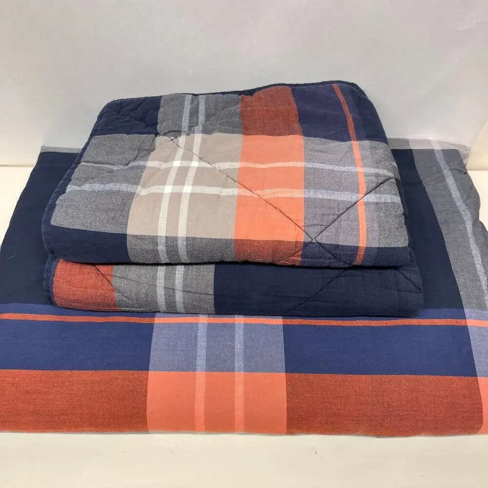 Pottery Barn Teen Walker Full Queen Duvet with 2 Pillow Shams